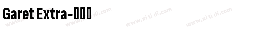 Garet Extra字体转换